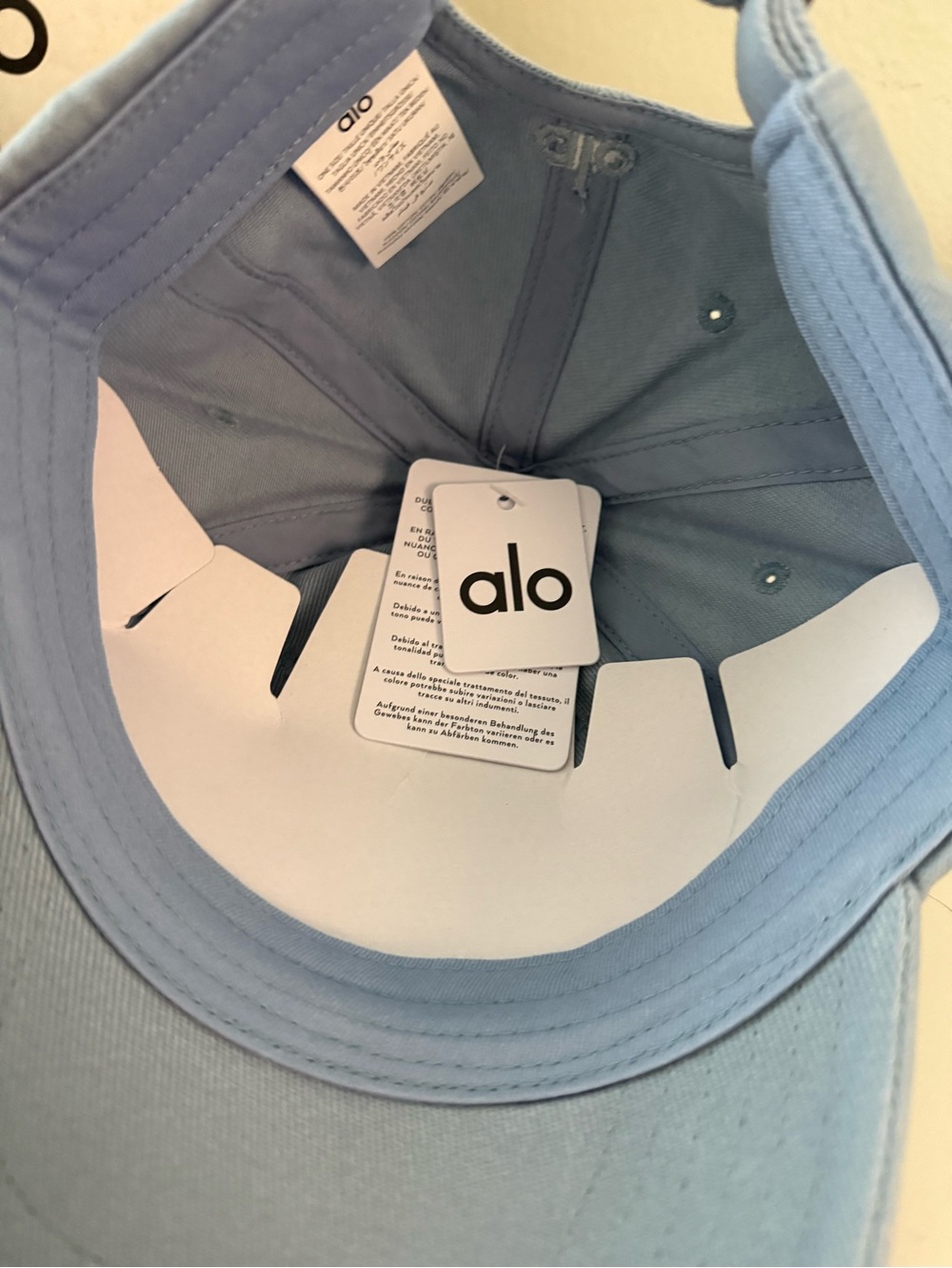 Alo yoga Logo Cap - Light Blue - Picture 2 of 2